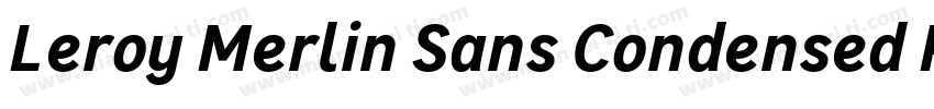 Leroy Merlin Sans Condensed Regular字体转换